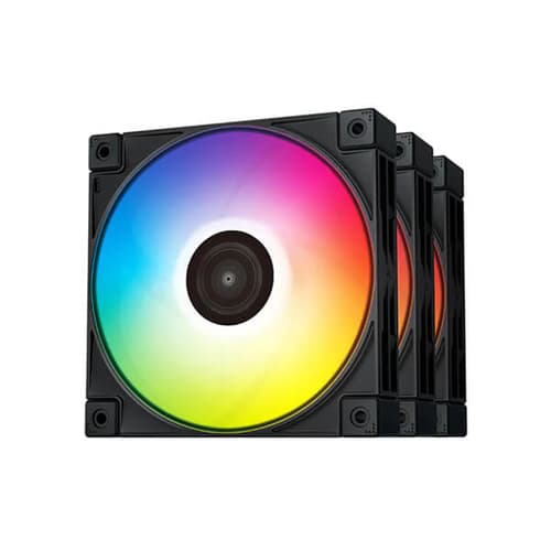 DeepCool FC120 Black ARGB Cabinet Fan (Triple Pack)